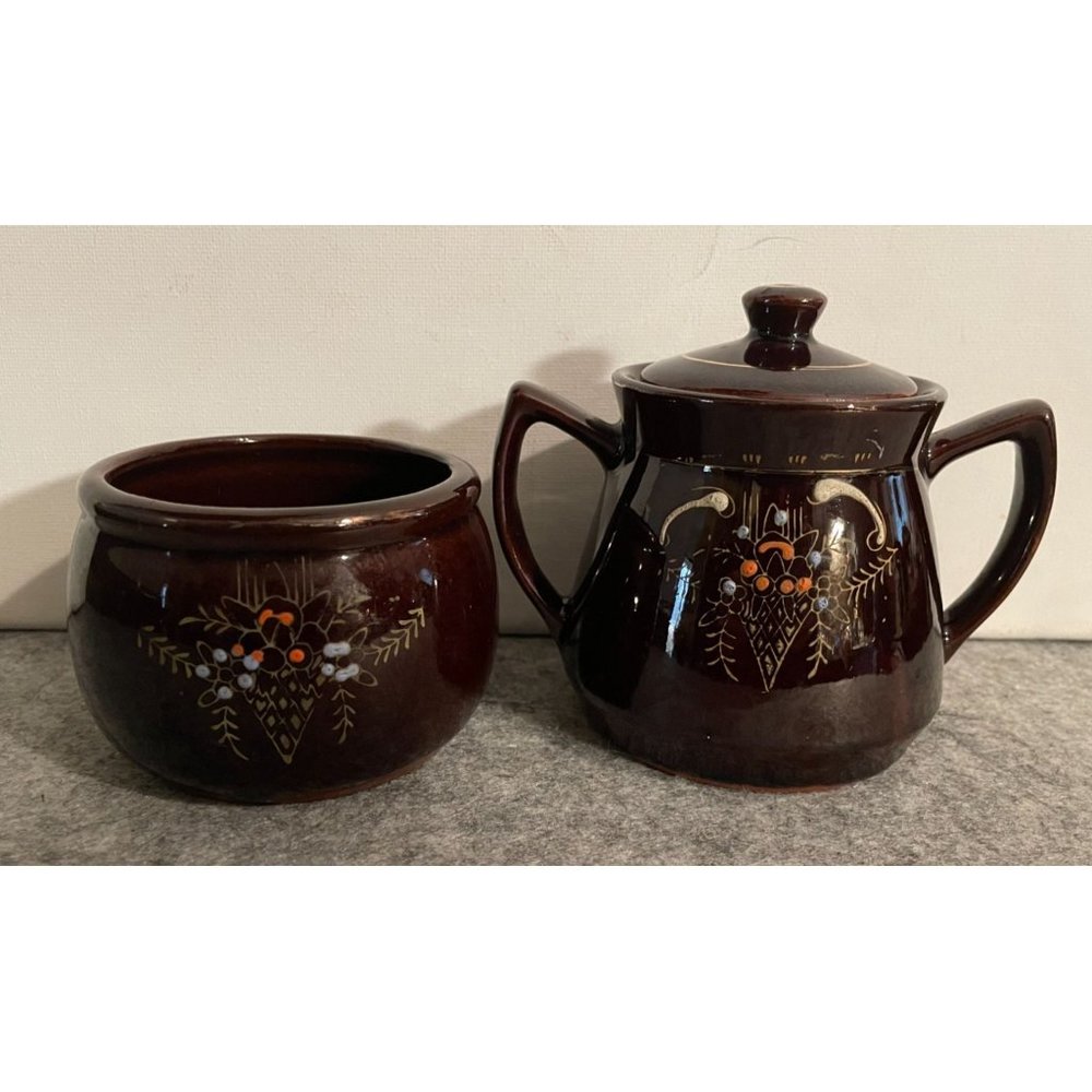 Vintage Japanese Sugar and Creamer